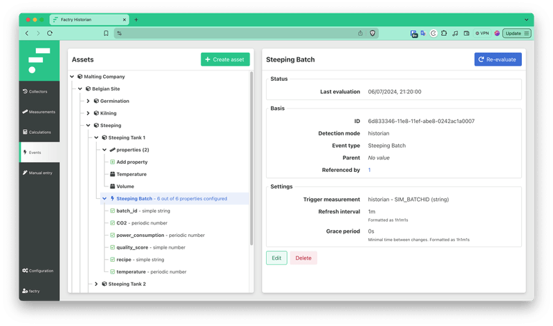 Factry Historian UI
